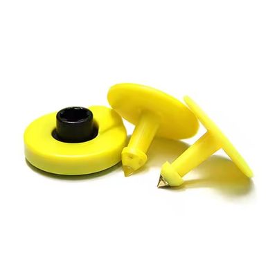 TPU-Material 134.2Khz RFID-Ohrzeichen, passives rundes Viehtag