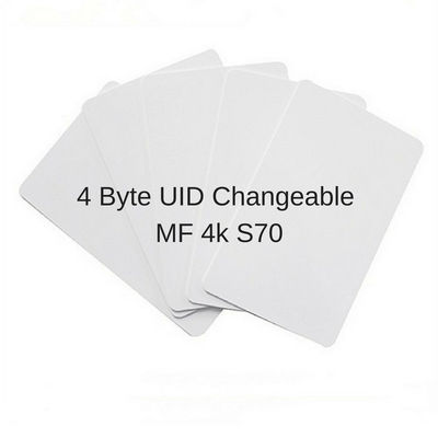 UID Wechselbare 4 Byte Passive RFID Karte, PVC RFID Zugriffskontrolle Karte ISO14443A