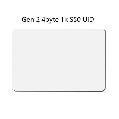 13.56MHz Uid Wechselbare RFID-Karte ISO14443A Block 0 Sektor Schreibbar / IC-Kopie-Klon