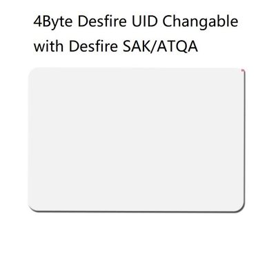 ISO14443A Uid Wechselbare RFID-Smartkarte 13,56 MHz Zugriffskontrolle PVC-Karte