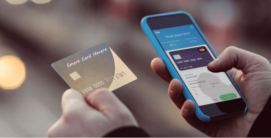 13.56 MHz Smart Kontaktlose NFC-Karte mit Offsetdruck Glanz matte Oberfläche