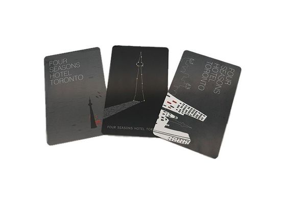Custom Plastic Hotel RFID Schlüsselkarten Leere ID-Karten Tür Zugang 0,8 mm-0,9 mm Dicke