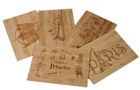RFID Holz Hotel Schlüsselkarten Zugriffskontrolle mit Matt oder Glanz Oberfläche ISO14443A