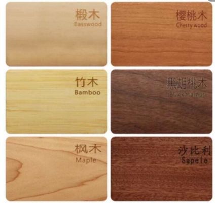 Bamboo Holz Smart Card Business Key 125KHZ / 13.56MHZ Für die Hotelzugangskontrolle