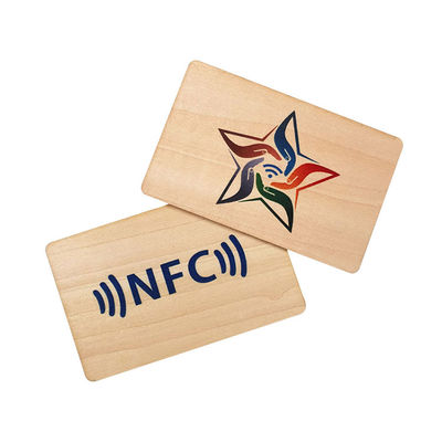 Custom Dicke RFID Holz Hotel Schlüsselkarte Tür Zugang Mit Lesen Schreiben Funktion