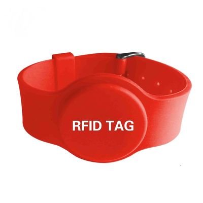 Farbenfrohe Silikon RFID NFC Armband mit bargeldlosen Zahlungen, RFID-Armband für Veranstaltungen