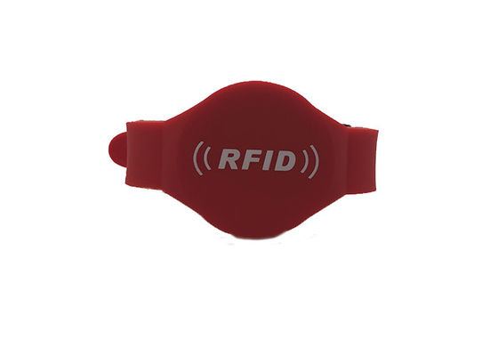 M5 Chip Silikon RFID-Zugriffskontroll-Armbänder ISO14443A ISO15693 Standard