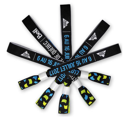 Custom Fabric NFC RFID Festival Armband Armband für soziale Distanz Zugangskontrolle