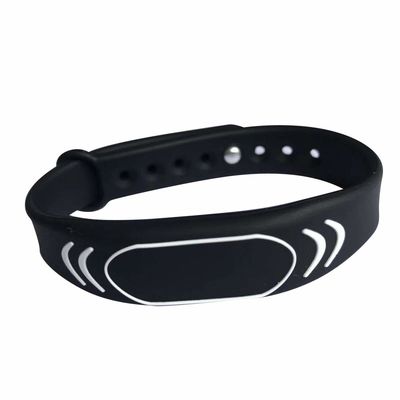OEM Smart Silicone NFC RFID Zugangskontroll Armbänder 13.56MHZ für Festivalveranstaltungen