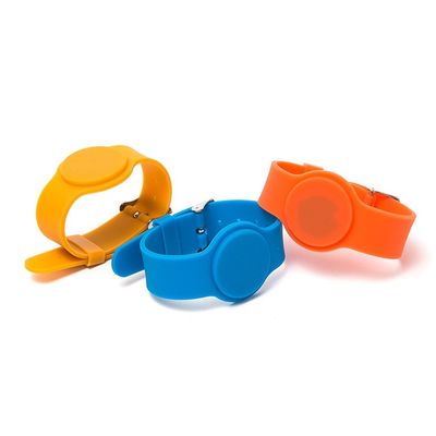 13.56MHZ M5 Chip Silikon RFID Armband, RFID Armband Tag für bargeldlose Zahlung