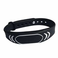 Silikon RFID Zugriffskontrolle Armbänder Wasserdichtes RFID Armband angepasste Farbe