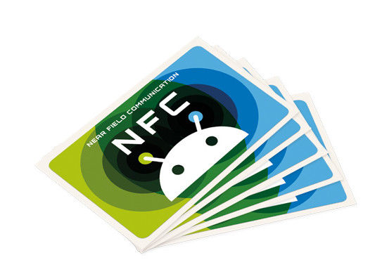 Einweg-Smart NFC RFID-Tags 13.56MHz NFC-Papierkarte angepasst