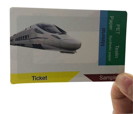 ISO14443A Protokoll Druck RFID Papier Ticket, RFID Karte Ticket ISO ROHS genehmigt