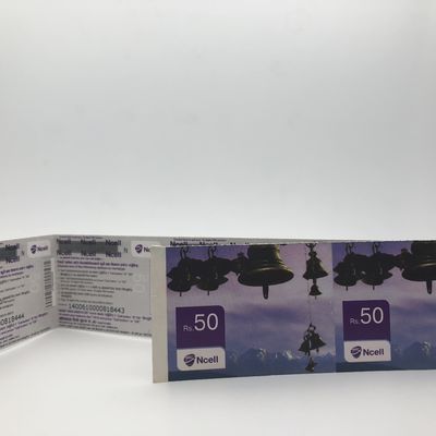 Wasserdichte PVC / Papier RFID-Ticketkarte 13.56Mhz mit Ultualight EV1 Chip