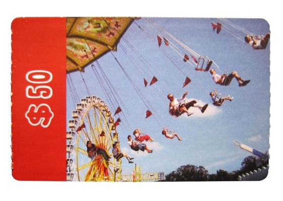 Anpassbares RFID-Papierticket 13,56MHz Frequenz 86x54mm RFID-Zugticket