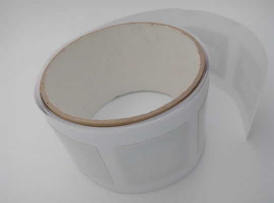 45x45mm beschichtetes Papier HF RFID Aufkleber Tags ISO14443A Protokoll RFID Etikett Roll