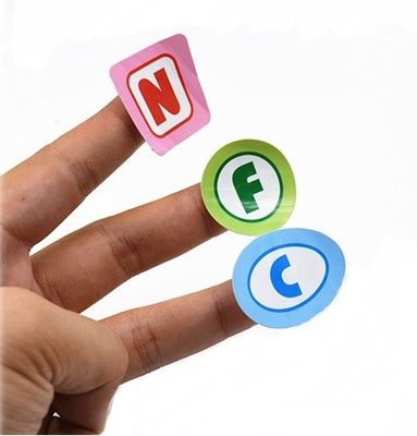 OEM Druckpapier Programmierbares NFC-Tag Aufkleber Etikett ISO14443A Für Telefon