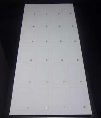 Weiße Matte PVC oder PETG HF RFID Inlay-Blatt RFID Prelam 4 x 6 individuell
