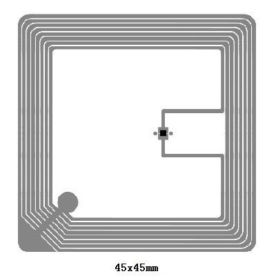 D25mm Trockene oder nasse HF RFID Inlay Tag 13.56MHz ISO 14443A Classic ((R) 1K