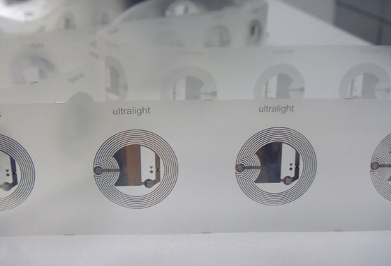 13.56MHZ UHF Wet Inlay RFID Tag Dia 25mm für Papierkarte / Schlüsselfob / Armband