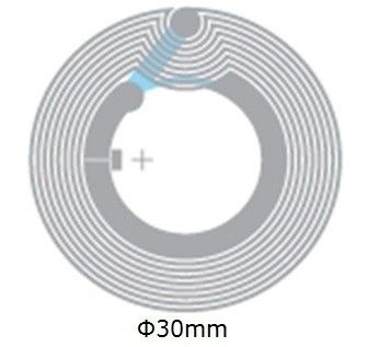 Kontaktlose Übertragung Dia 33mm RFID Wet Inlay mit RFID Classic ® SLI NFC Chip